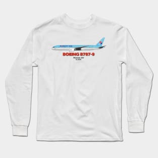 Boeing B787-9 - Korean Air Long Sleeve T-Shirt